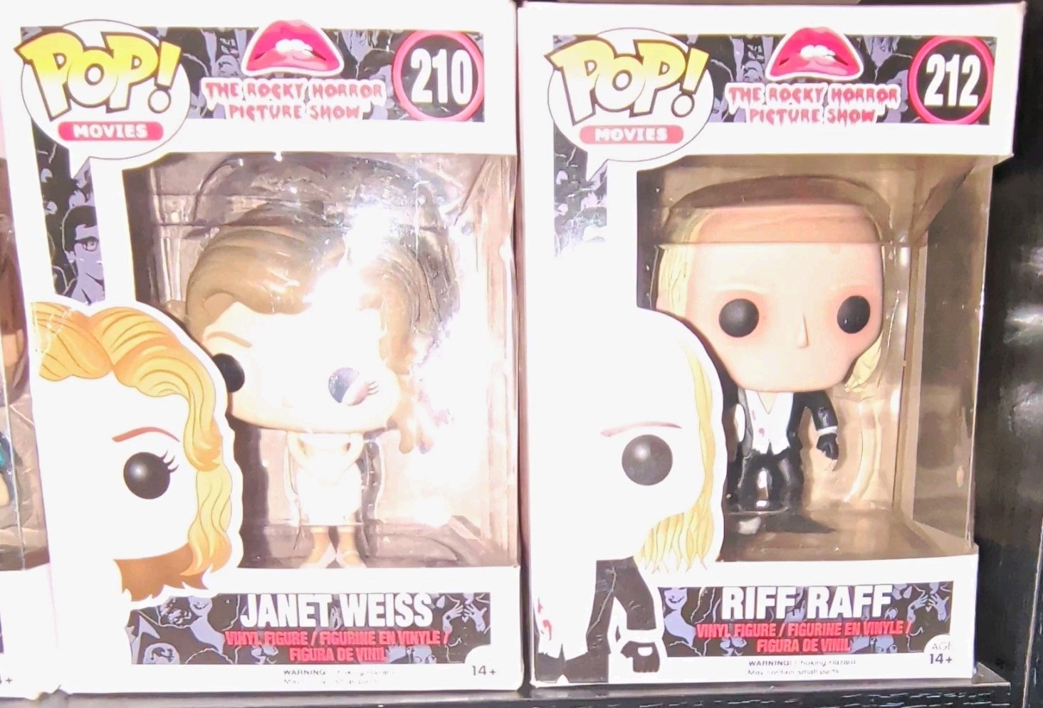 Funko Pop Rocky Horror Picture Show Lot 6 #209-214 Boxed Vinyl Figures