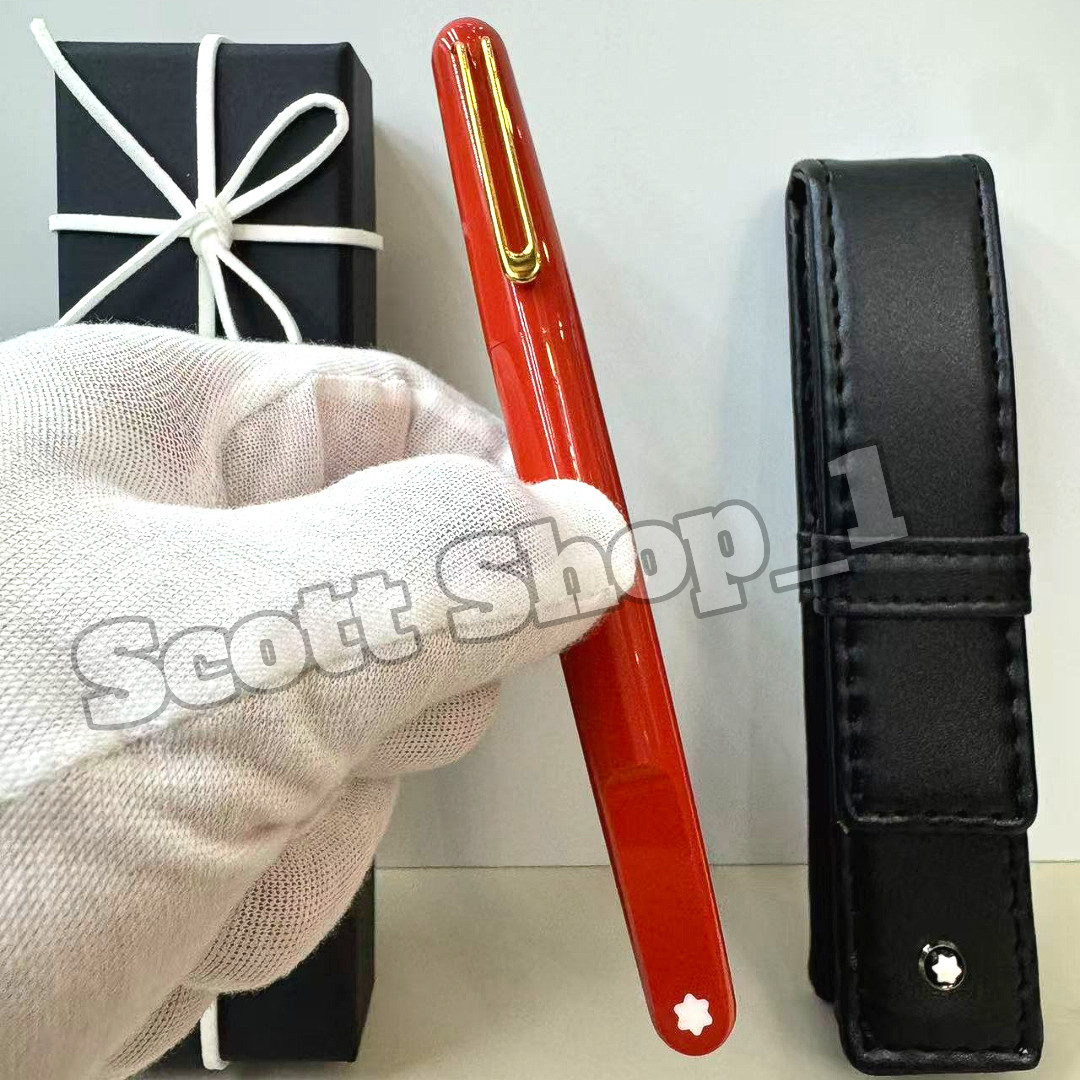 MONTBLANC M Series Orange Gold Magnetic Cap Fountain Pen Luxury Rare