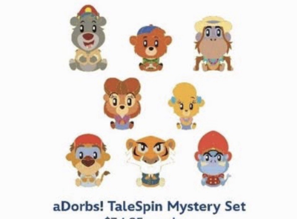 WDI MOG TaleSpin Adorbs Pins Mystery Box (1 Sealed Box) - CONFIRMED