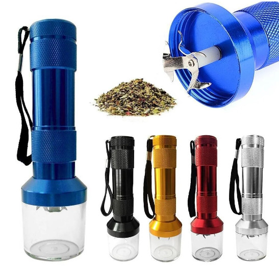 Electric Tobacco Herb Grinder🌱 Handheld Electric Aluminum Metal Grinder
