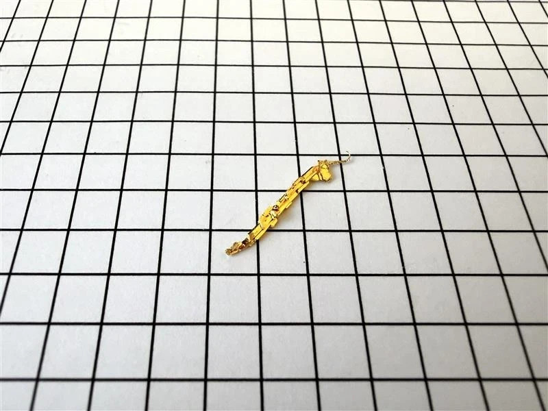 Gold Crystal 187mg Crystalline Pure Au Metal periodic table Element Collection