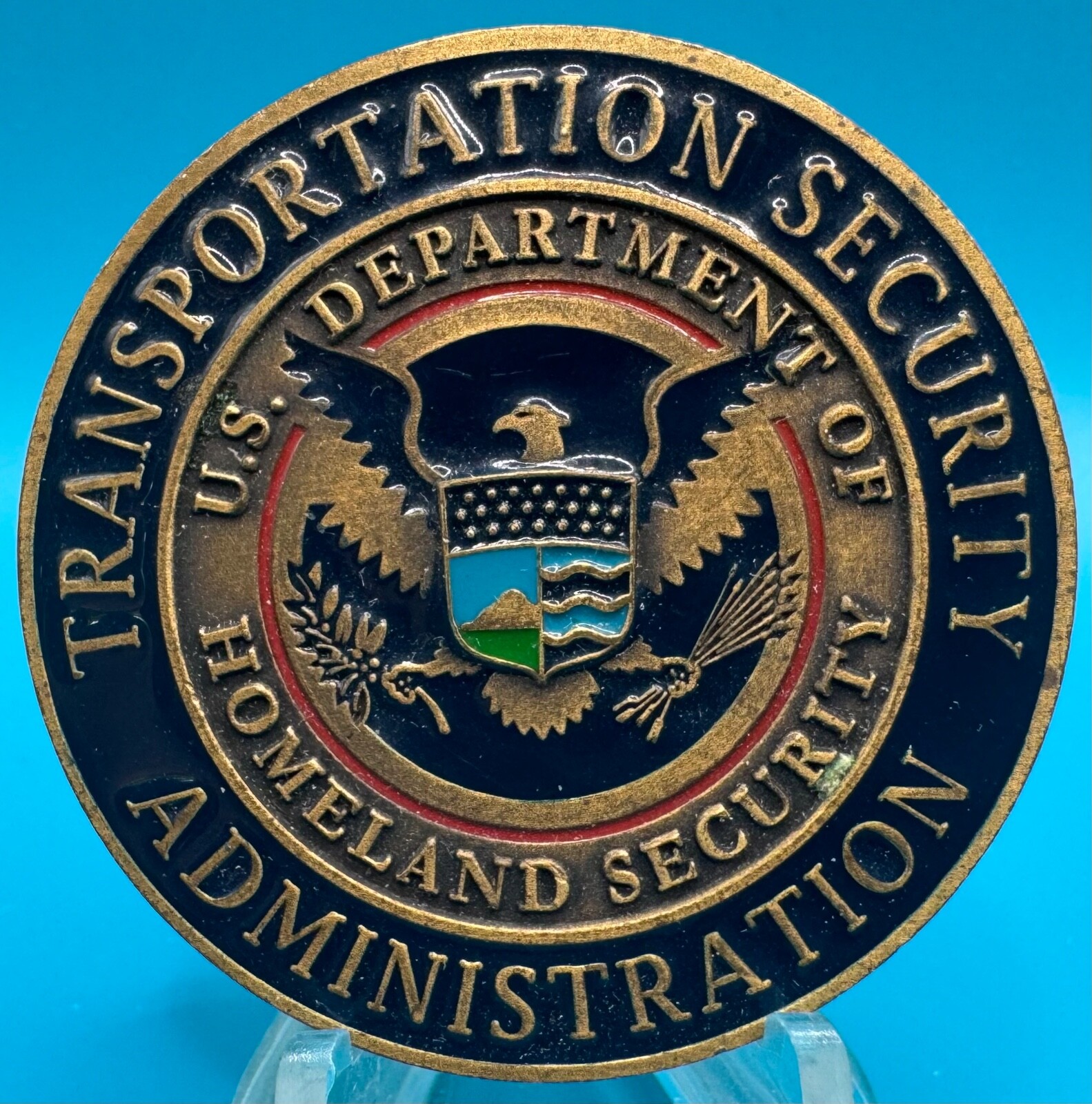 Vintage TSA Transportation Security Agency Operations Office HTF Challenge Coin