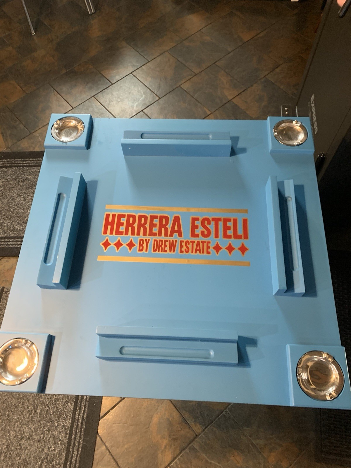 Herrera Esteli by Drew Estate Complete Dominoes Table cigar  advertisement