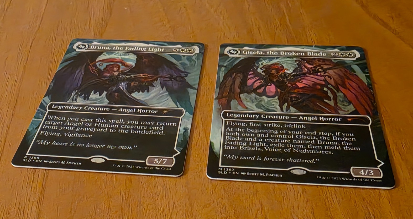 Secret Lair Gisela & Bruna THICK STOCK Display Commanders Angels With Wings MTG