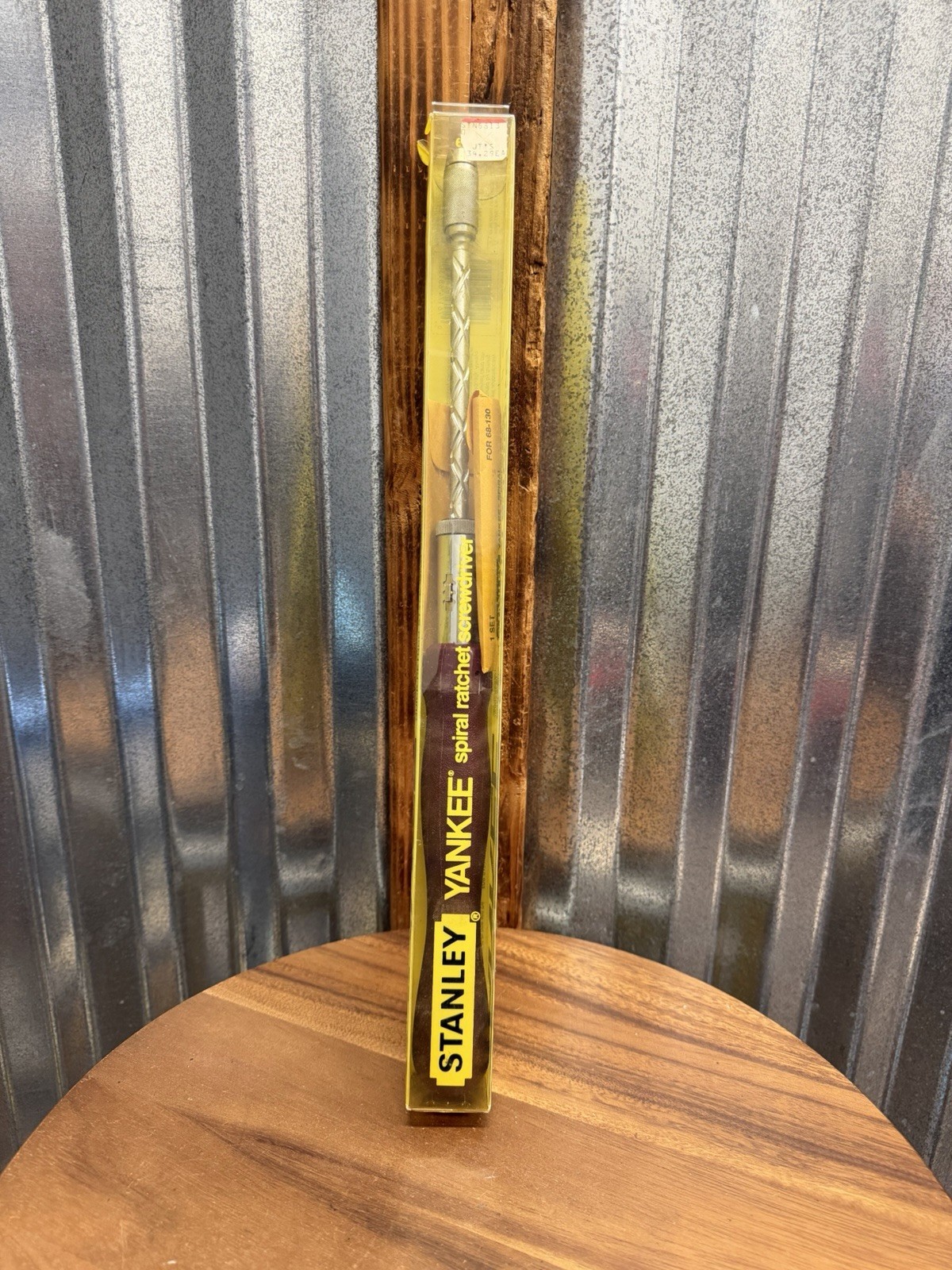 Vintage NOS Stanley Yankee 68-130 Spiral Ratchet Screwdriver Factory Sealed New Vintage NOS Stanley Yankee 68-130 Spiral Ratchet Screwdriver Factory Sealed New