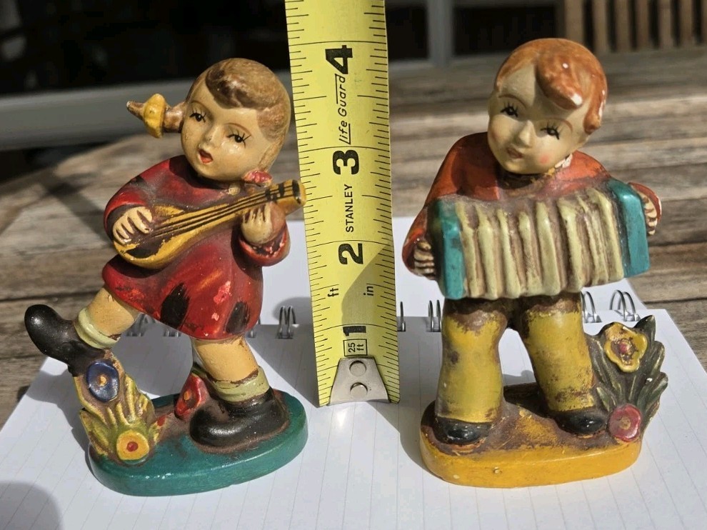 Vintage Occupied Japan Boy Girl Musician Figurines Lot 2 Accordion Mandolin Vintage Occupied Japan Boy Girl Musician Figurines Lot 2 Accordion Mandolin