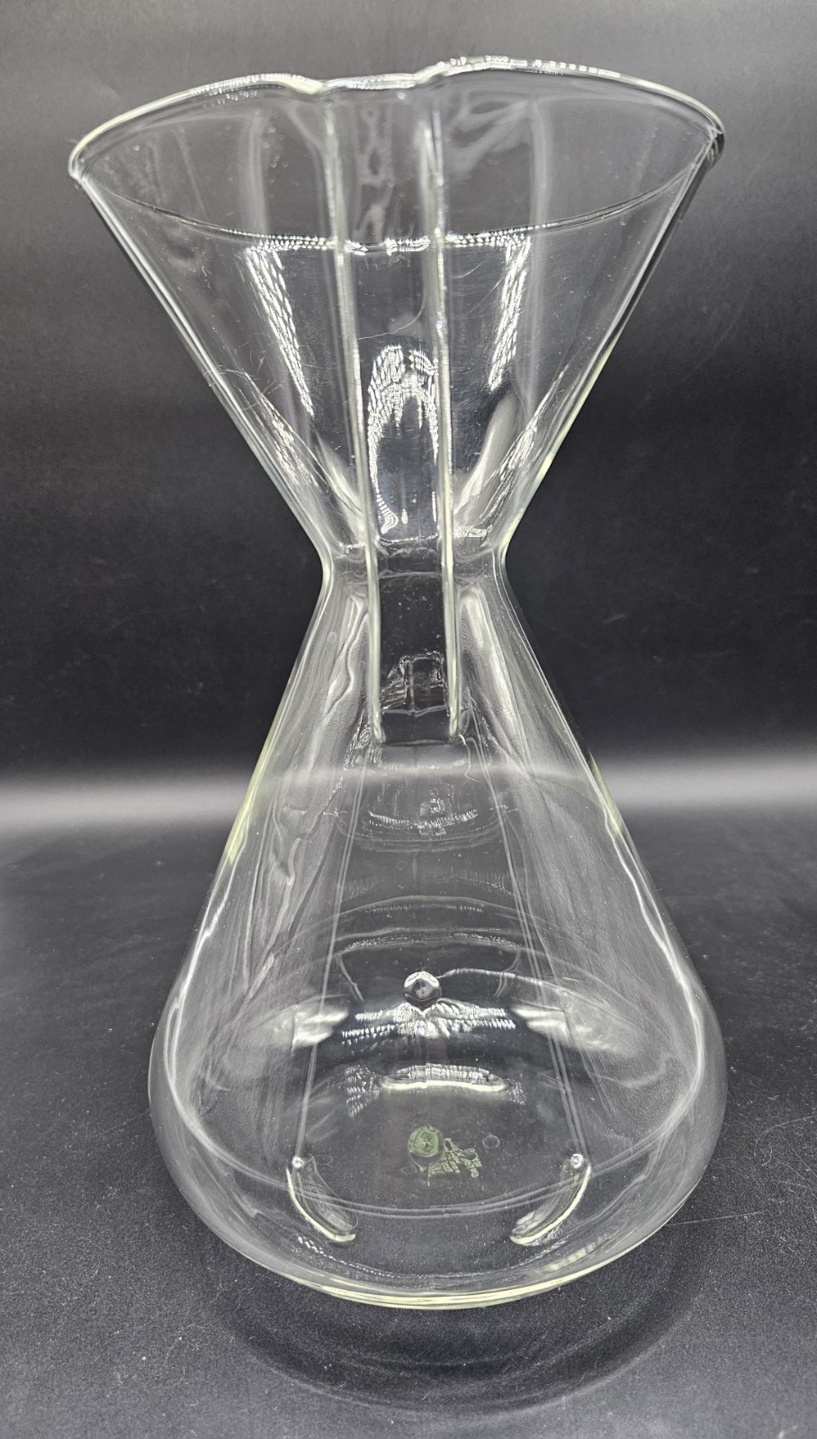 RARE- Vintage CHEMEX PYREX GLASS Pour-Over Coffee Maker -11 in - No Wood Collar RARE- Vintage CHEMEX PYREX GLASS Pour-Over Coffee Maker -11 in - No Wood Collar