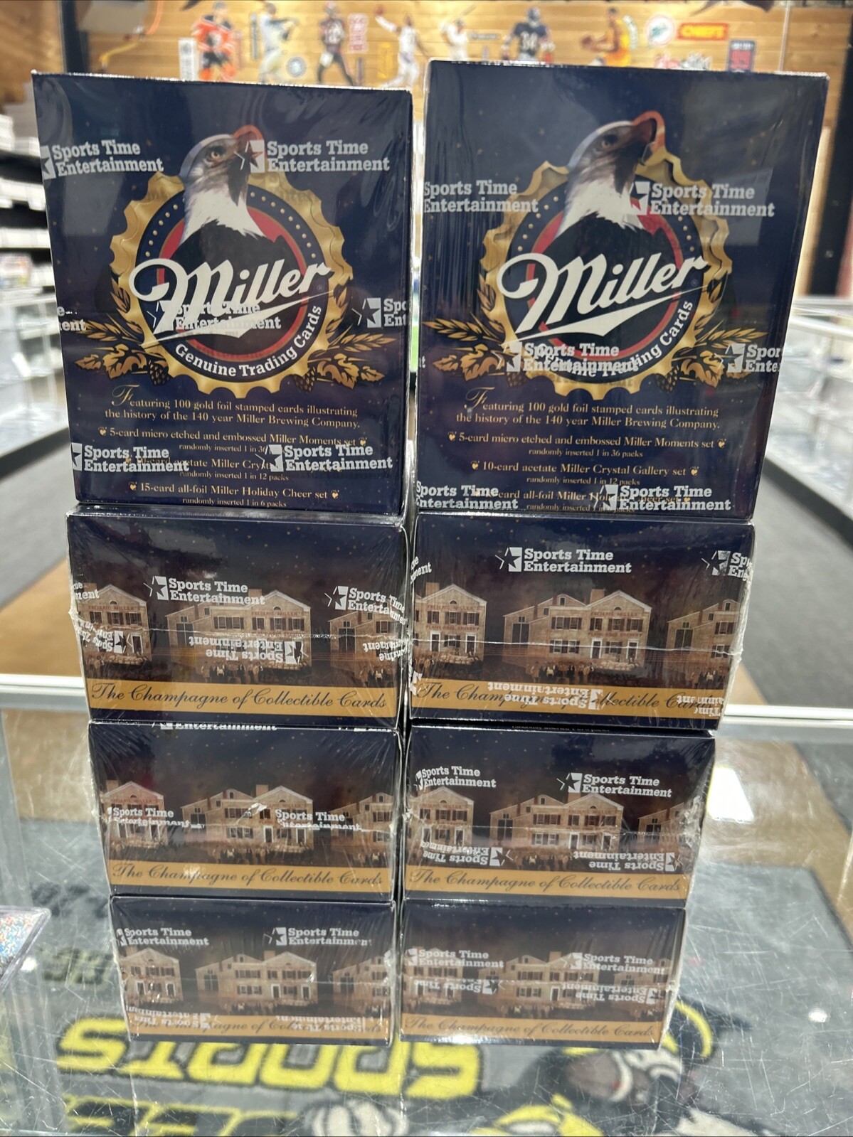 1995 Sportstime Miller Genuine Brewing Trading Cards X8 Box Factory Sealed Lot 1995 Sportstime Miller Genuine Brewing Trading Cards X8 Box Factory Sealed Lot