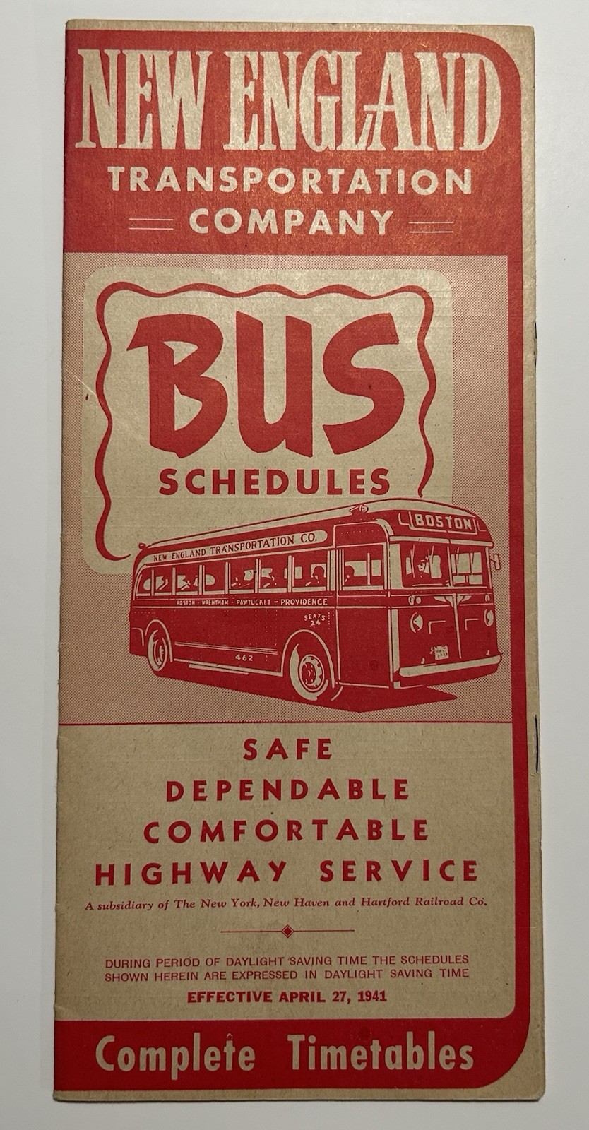 Vintage 1941 New England Transportation Co Bus Schedule Timetable Map Ephemera Vintage 1941 New England Transportation Co Bus Schedule Timetable Map Ephemera