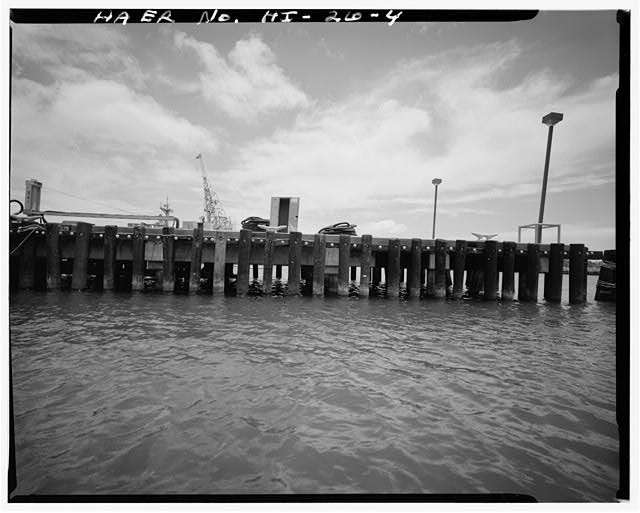 Pearl Harbor Pearl City HI 1995 Pier S4-S5 U.S. Naval Base Waterfront
