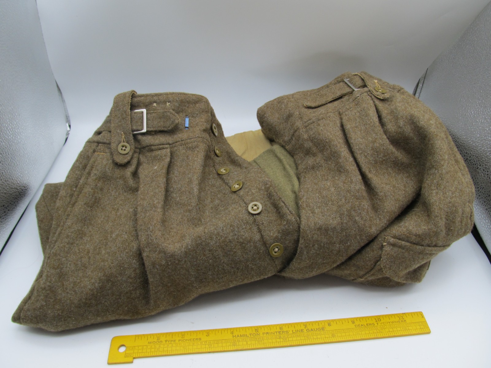 Vtg British Army 1949 Pattern Battledress Trousers  Size 6