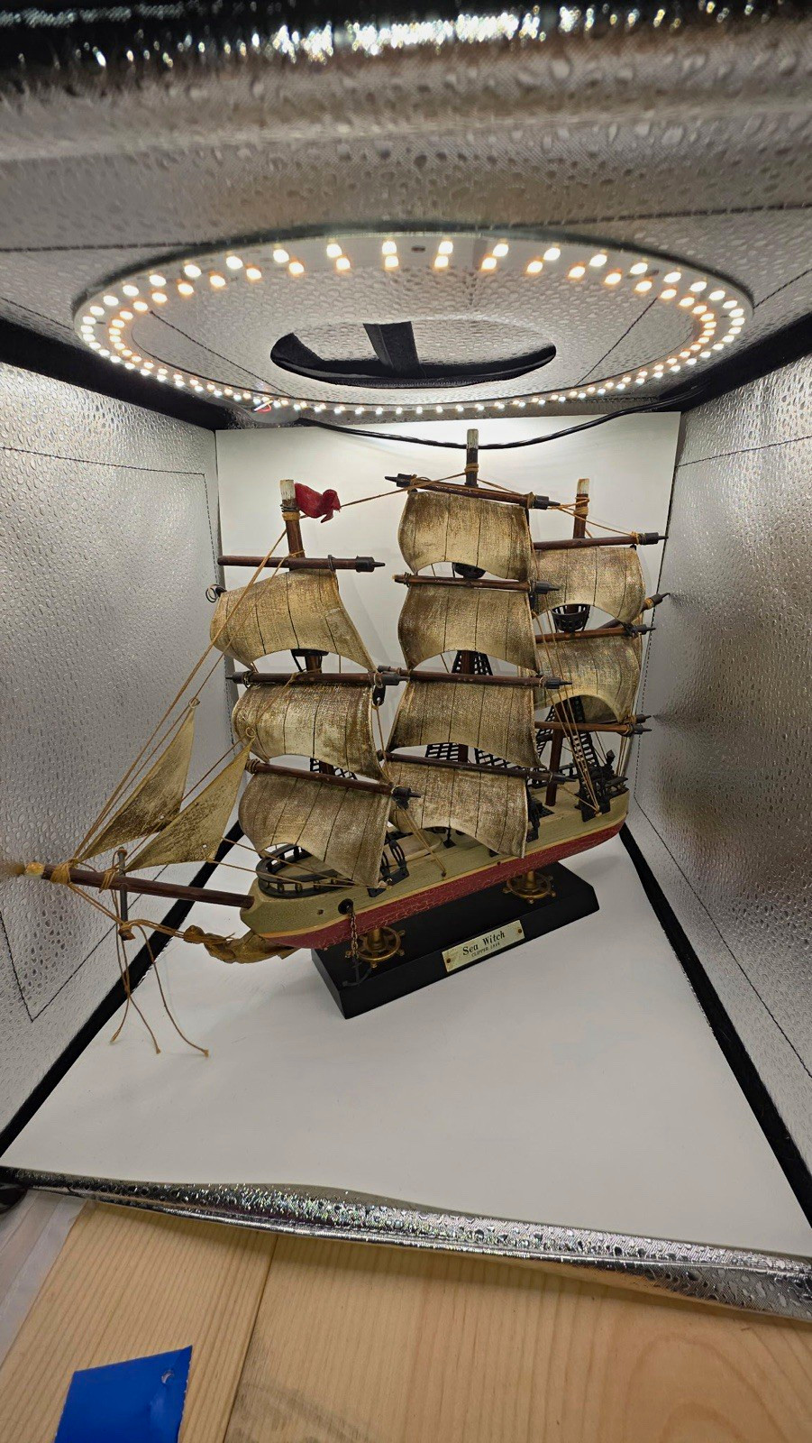 Sea Witch Clipper 1856 Decorative Model Sailing Ship Sailboat Ship Model Stand