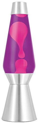Lava® Lamp Grande 27'' Pink Wax / Purple Liquid / Silver Base [New ] Decor, La