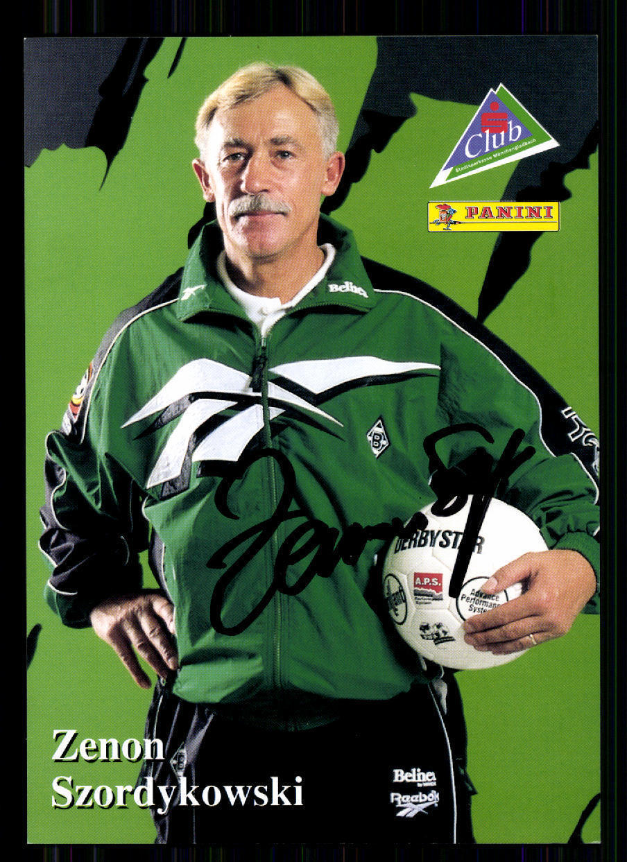 Zenon Szordykowski Bor.M\'Gladbach 1997/98 Top Postcard + A 68772