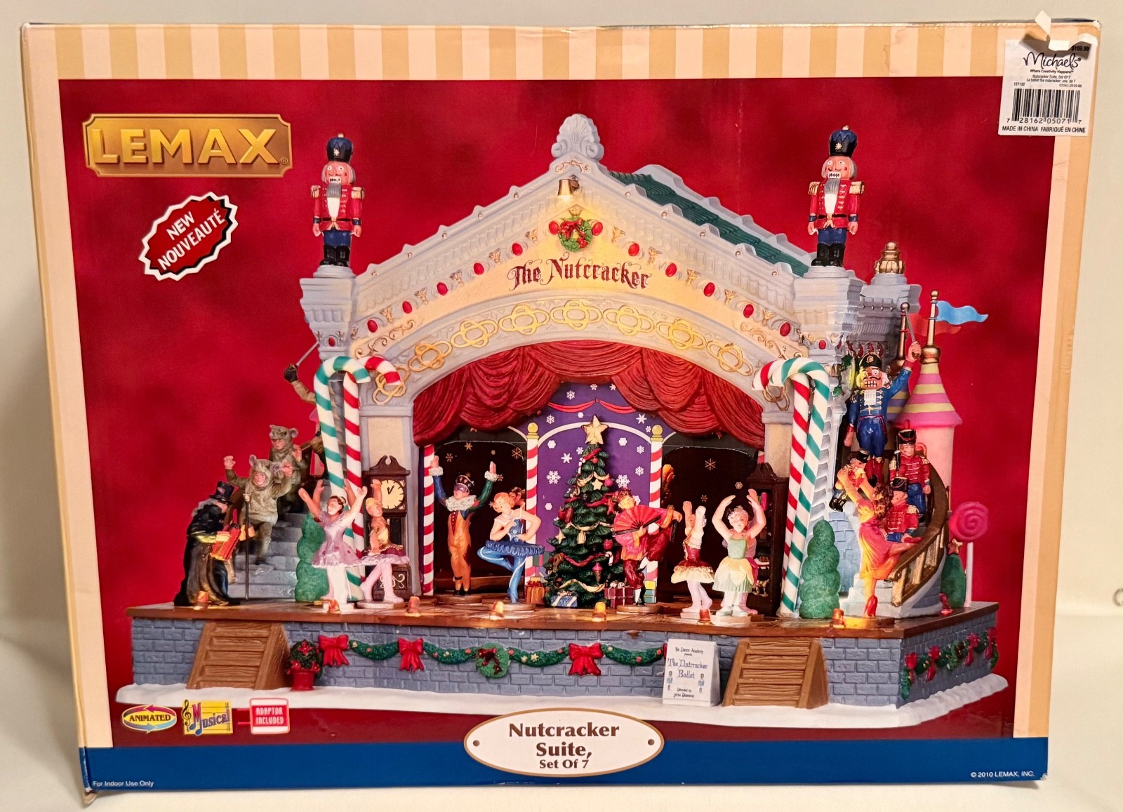 LEMAX NUTCRACKER SUITE 05071 - LIGHTED, ANIMATED, MUSICAL 7 PIECES - NEW IN BOX