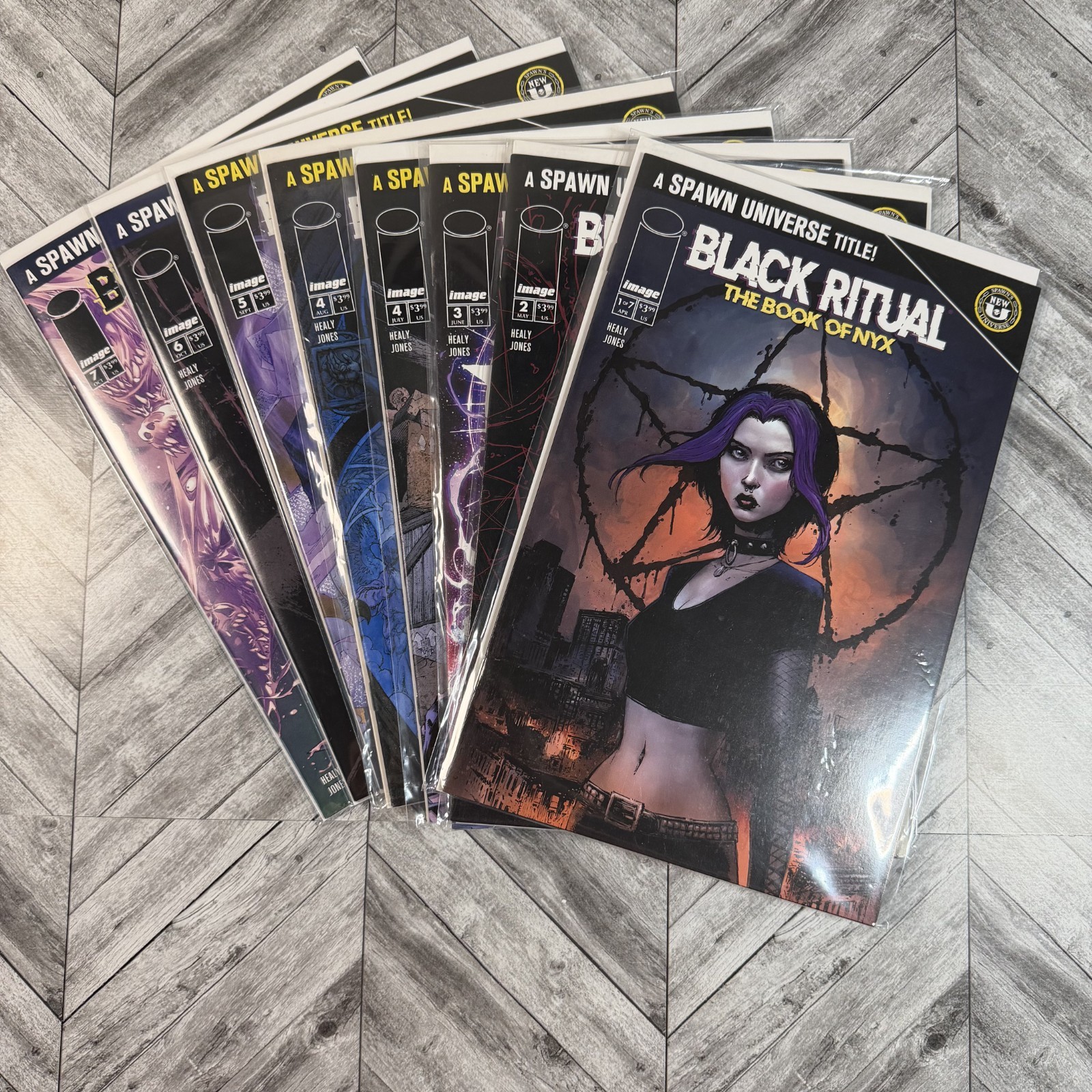 Black Ritual: The Book of NYX, 8 Book Run, #1, - 7, 2025, All Books NM