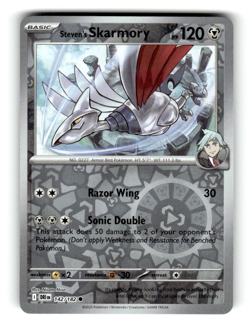 Steven's Skarmory Reverse Holofoil [DRI - 142/182]