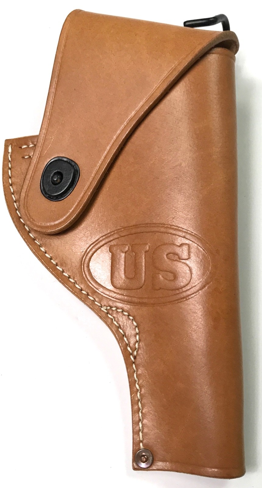 WWII US ARMY S&W VICTORY .38 REVOLVER PISTOL BELT HOLSTER-NATURAL WWII US ARMY S&W VICTORY .38 REVOLVER PISTOL BELT HOLSTER-NATURAL
