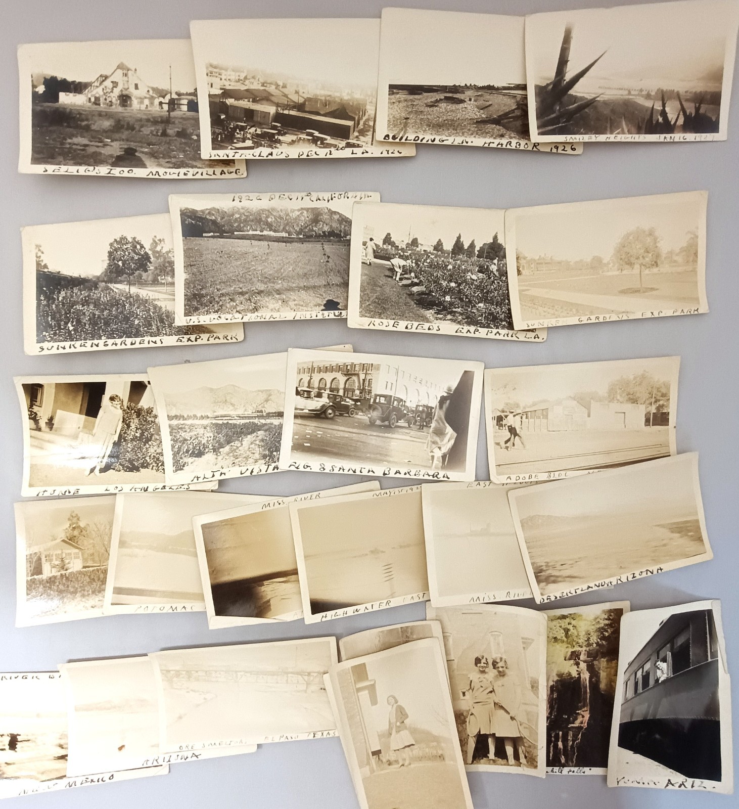 27 photos LOS ANGELES Selig\'s Zoo, Building LA Harbor 1920s travel West CA SW
