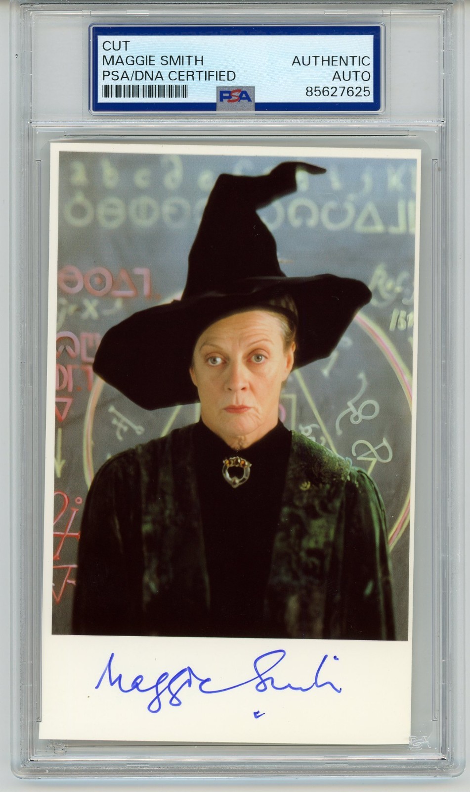 Maggie Smith ~ Signed Autographed Minerva McGonagall Harry Potter ~ PSA DNA Maggie Smith ~ Signed Autographed Minerva McGonagall Harry Potter ~ PSA DNA