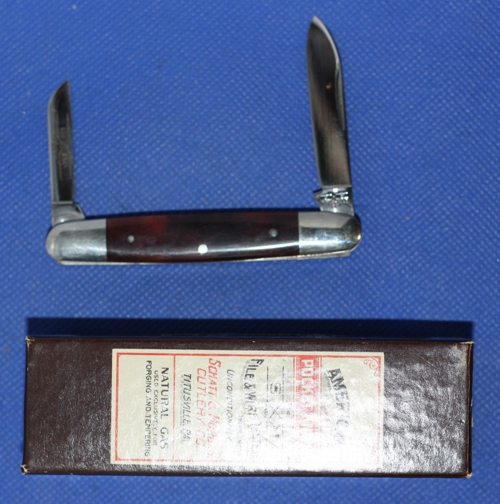 Vintage Schatt & Morgan, Queen Steel, 2 blade 152/221, NOS, NIB Vintage Schatt & Morgan, Queen Steel, 2 blade 152/221, NOS, NIB