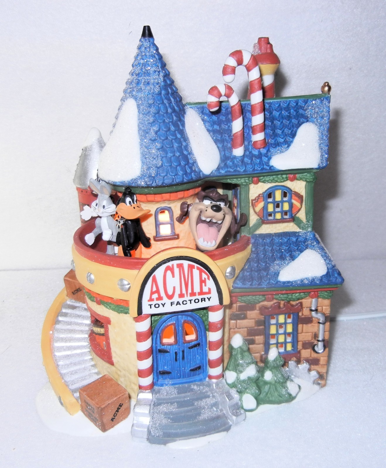 Department 56 Acme Toy Factory, North Pole Series with Looney Tune Characters Department 56 Acme Toy Factory, North Pole Series with Looney Tune Characters