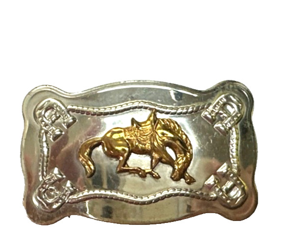 Vintage Justin Western Cowboy Bucking Bronco Horse Belt Buckle Nickel Silver Vintage Justin Western Cowboy Bucking Bronco Horse Belt Buckle Nickel Silver