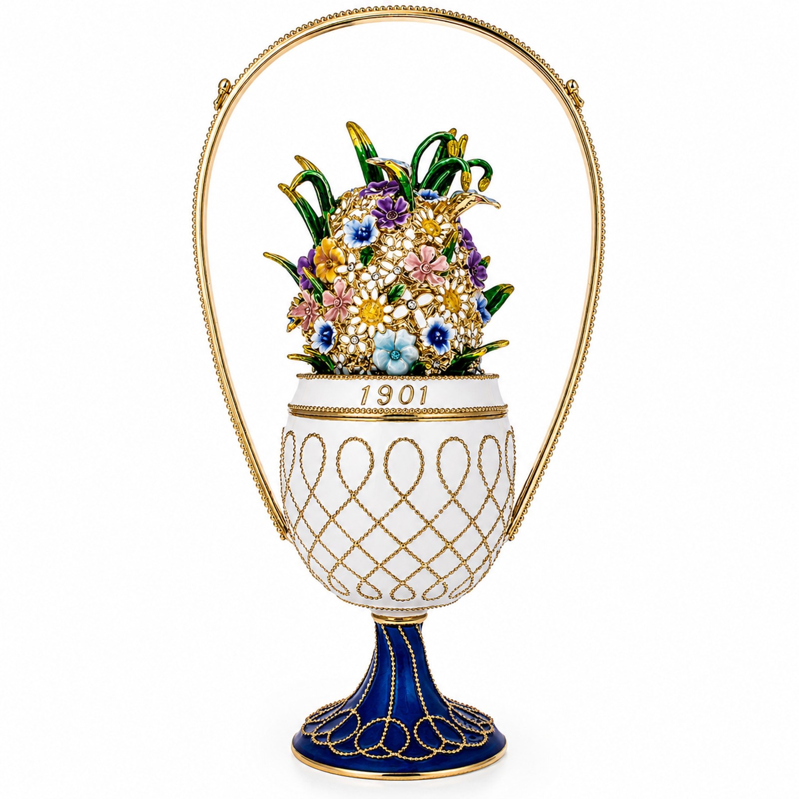1901 Basket of Flowers Royal Easter Egg 1901 Basket of Flowers Royal Easter Egg