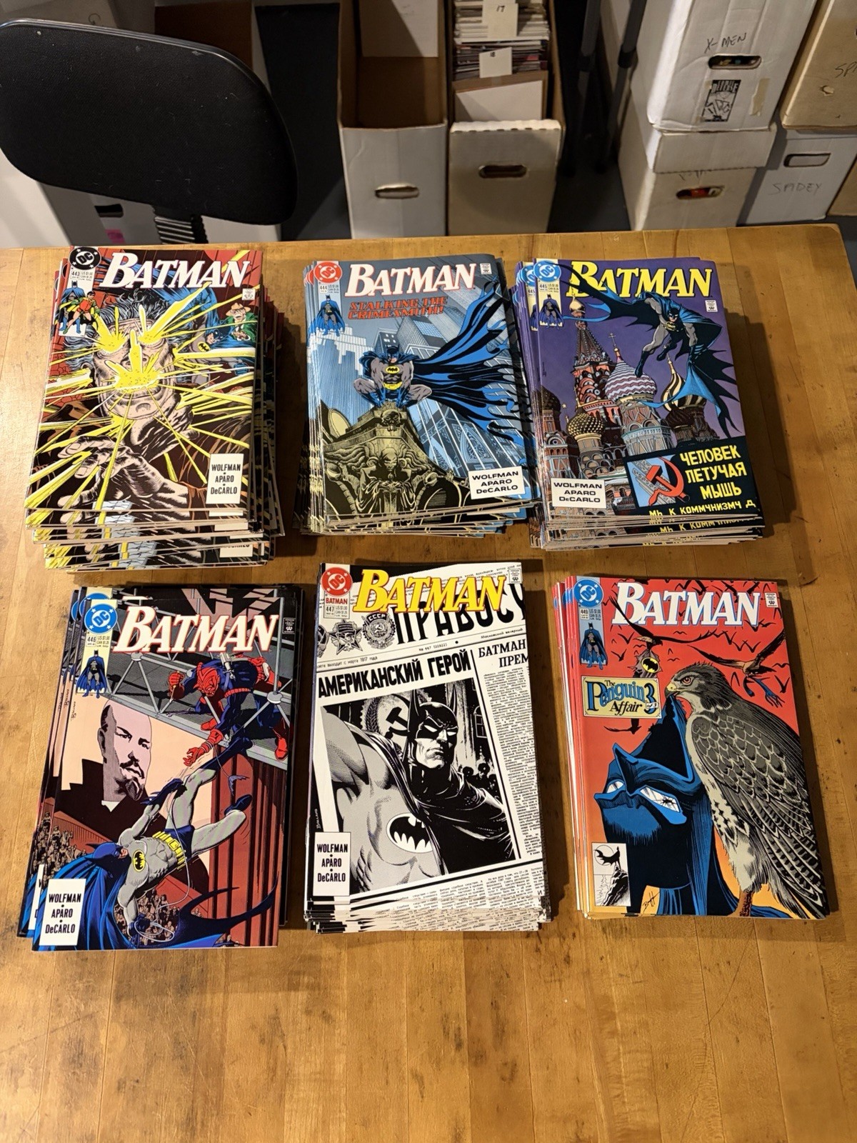 Large Batman lot of over 140 comics
