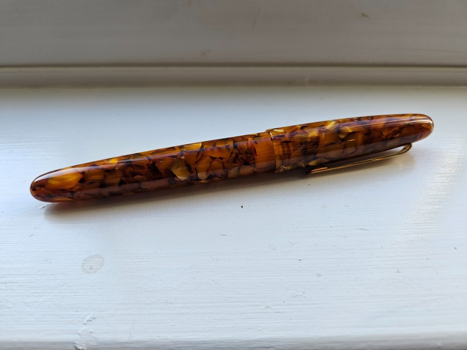 USED Esterbrook Estie Fountain Pen - Honeycomb - Gold Trim