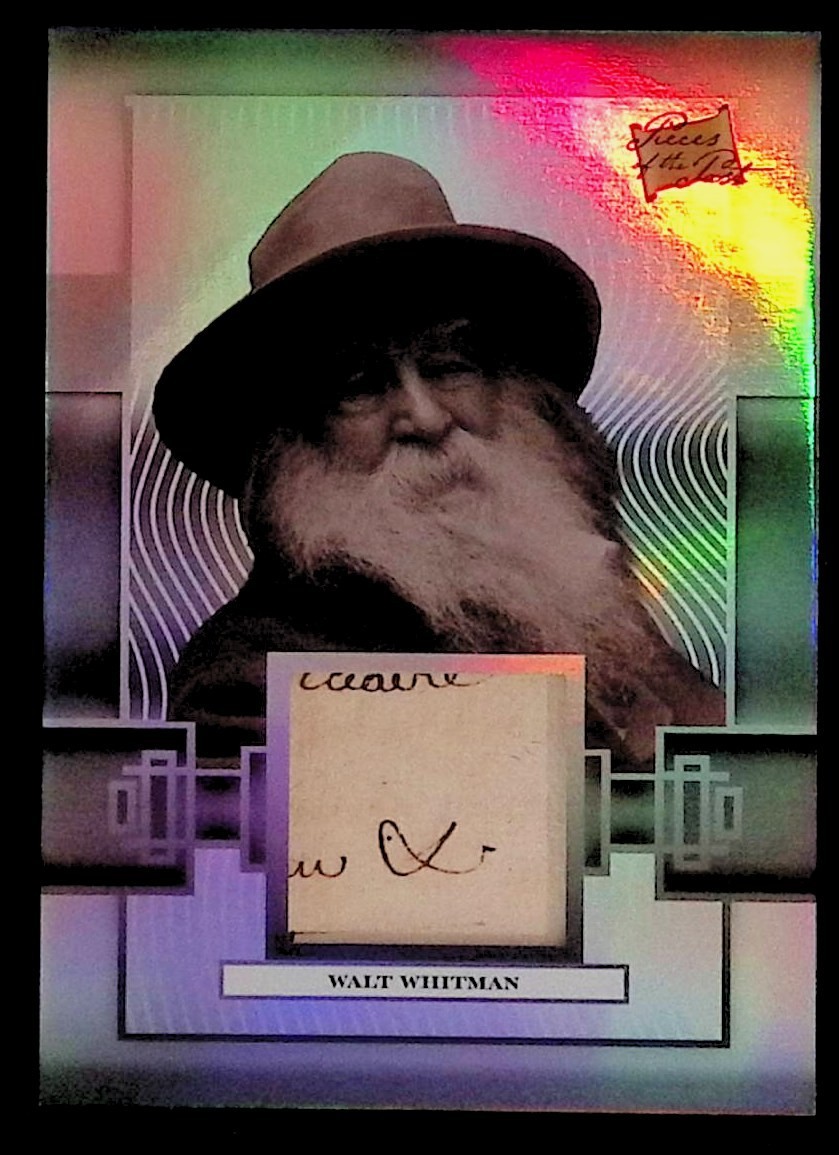 Walt Whitman * Written SP Relic (06/50) * Infinity Symbol? * 2026 Pieces #342