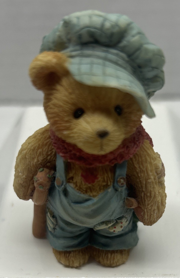 Vintage Retired Cherished Teddies Enesco Tiny Ted-Bear “God Bless Us Everyone\ Vintage Retired Cherished Teddies Enesco Tiny Ted-Bear “God Bless Us Everyone\