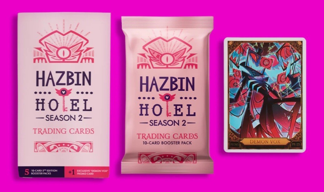 Hazbin Hotel Blaster BOX W/Demon Vox Promo Card Mint Condition presale7/25/26 Hazbin Hotel Blaster BOX W/Demon Vox Promo Card Mint Condition presale7/25/26