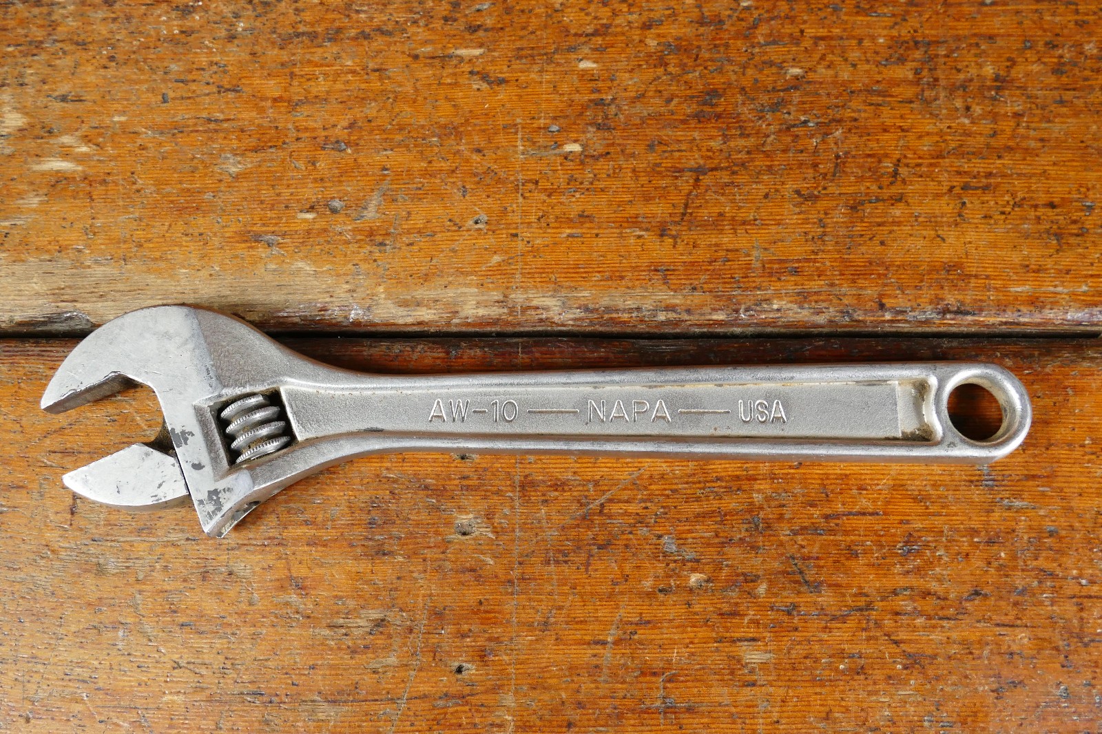 Napa Tools USA AW-10 Adjustable Wrench Forged Alloy Steel