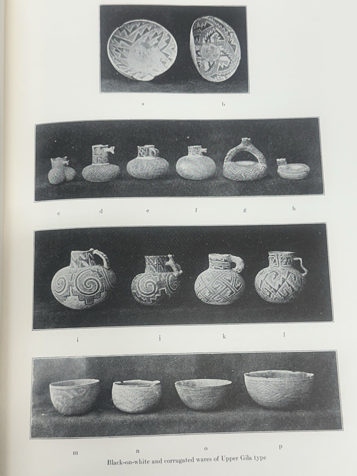 Rare 1924 Book; Southwest Archaeology Mimbres Hohokam Anasazi Mesa Verde Pottery