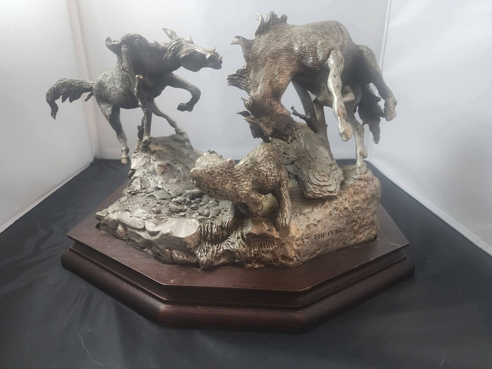 Vintage Chilmark sculpture, pewter, 10in x 6in Vintage Chilmark sculpture, pewter, 10in x 6in