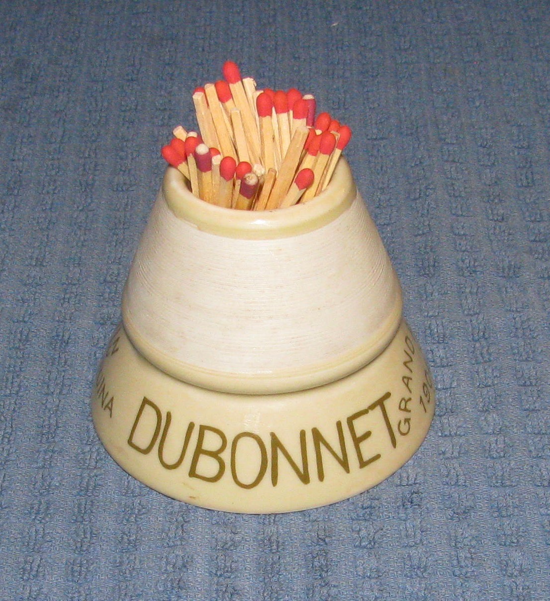 Dubonnet French Grand Prix 1900 Match Holder & Striker Strike “Vin au Quinquina”