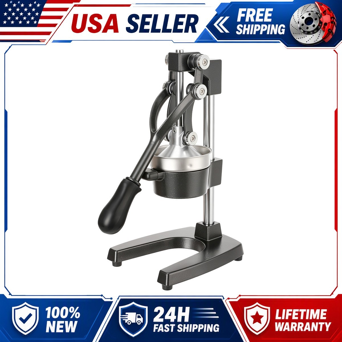 Kitchen Cast Iron Professional Citrus Juicer Ultra-Premium Cast Iron Juicer