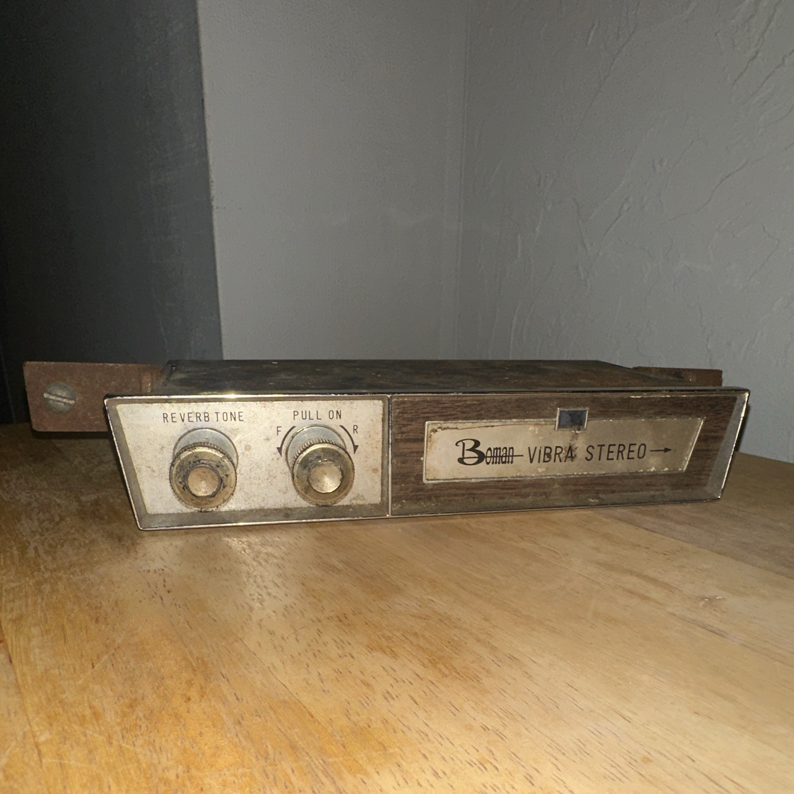 Vintage 1960’s Boman Vibra Stereo Outboard Car Reverb Unit Untested Antique Vintage 1960’s Boman Vibra Stereo Outboard Car Reverb Unit Untested Antique