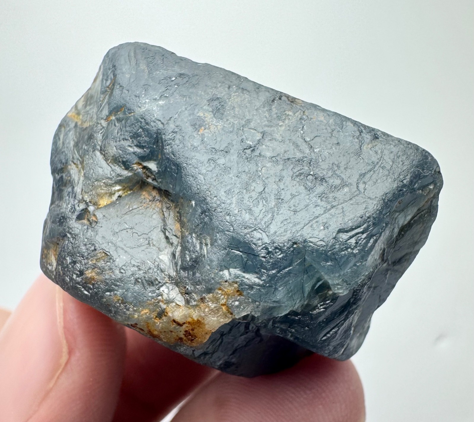 168 CT. Natural Rough Fluorite with Needle Inclusions From@AFG