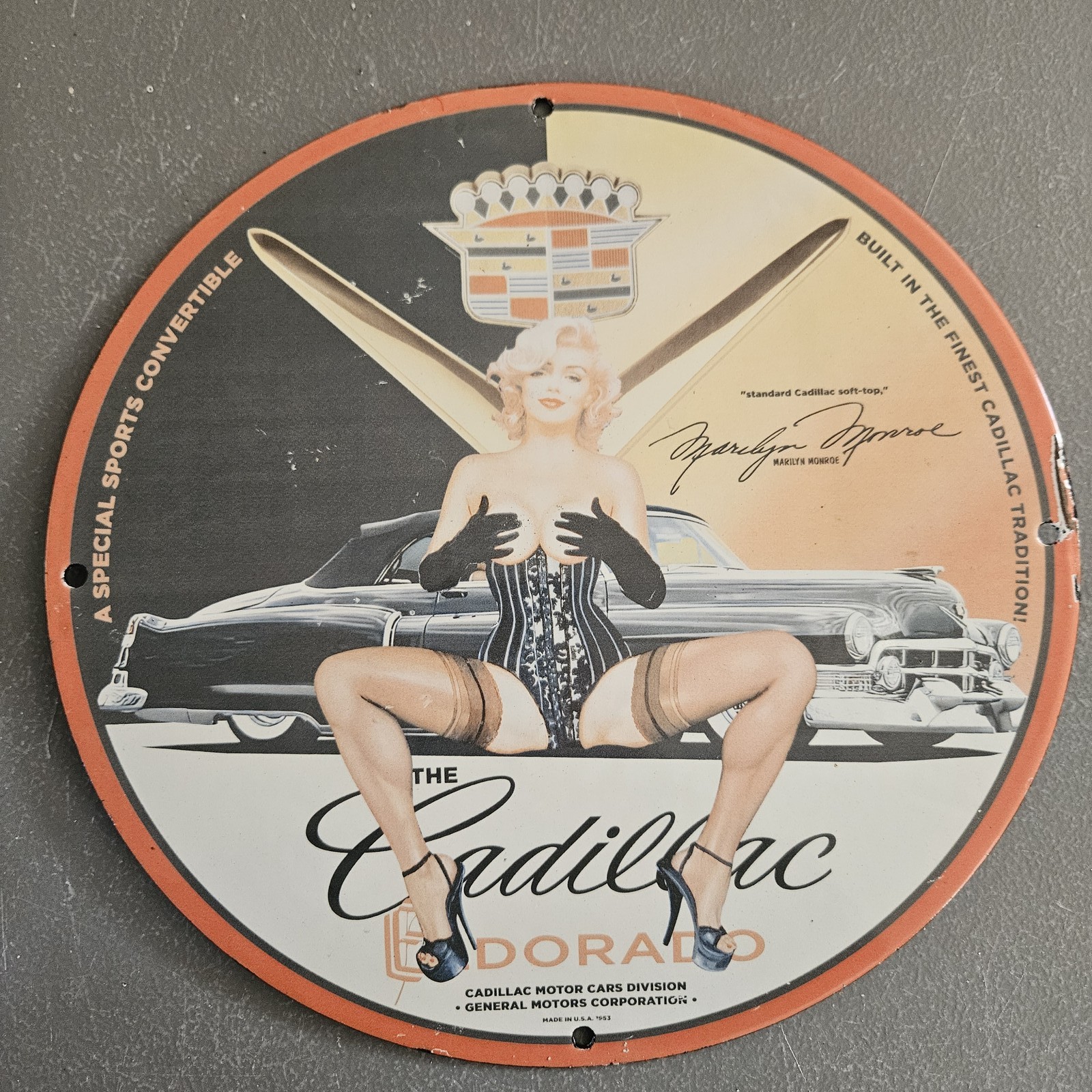 VINTAGE 1953 CADILLAC ELDORADO MARILYN MONROE 12