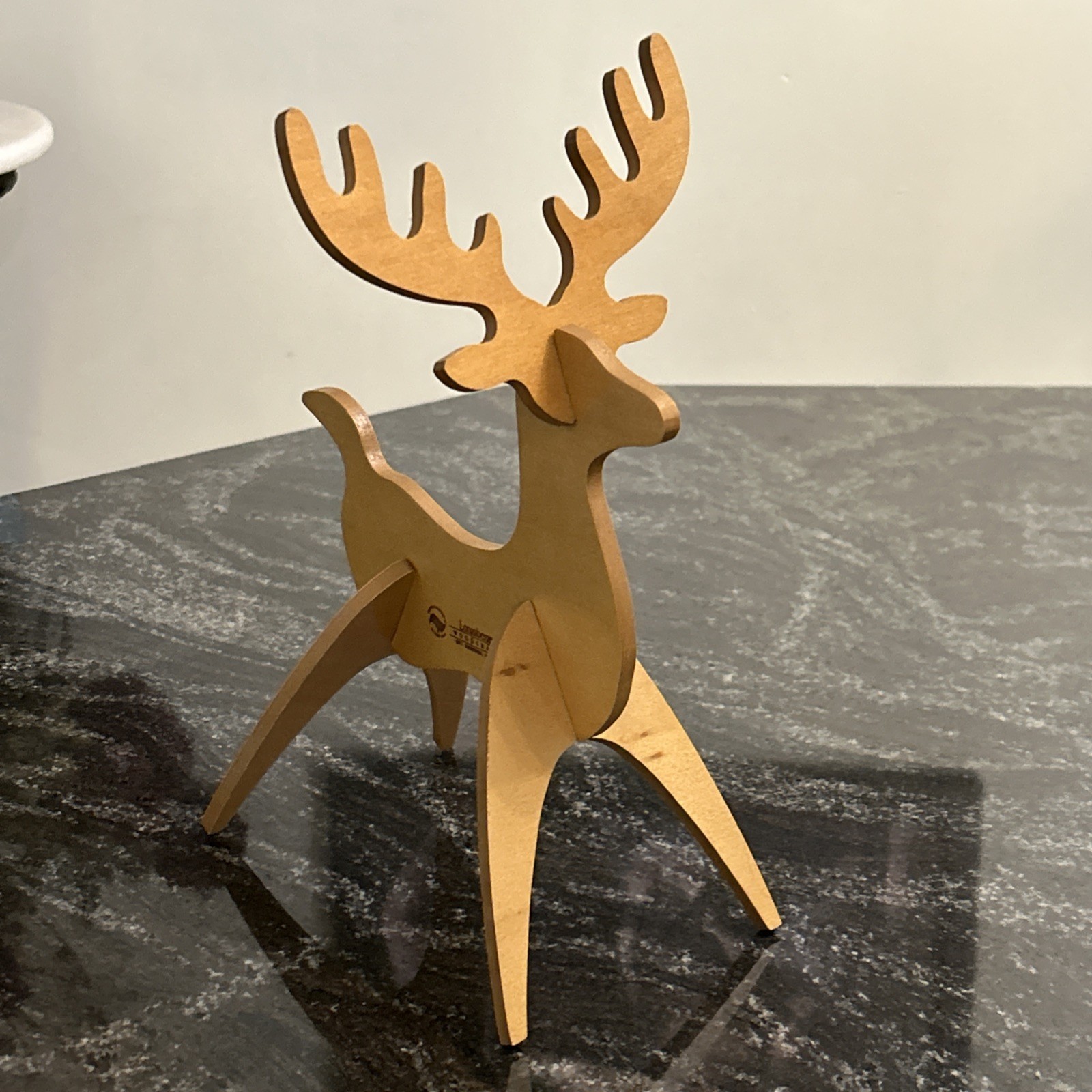 Longaberger 3-D Woodcrafts Medium Reindeer Warm Brown 11 Longaberger 3-D Woodcrafts Medium Reindeer Warm Brown 11