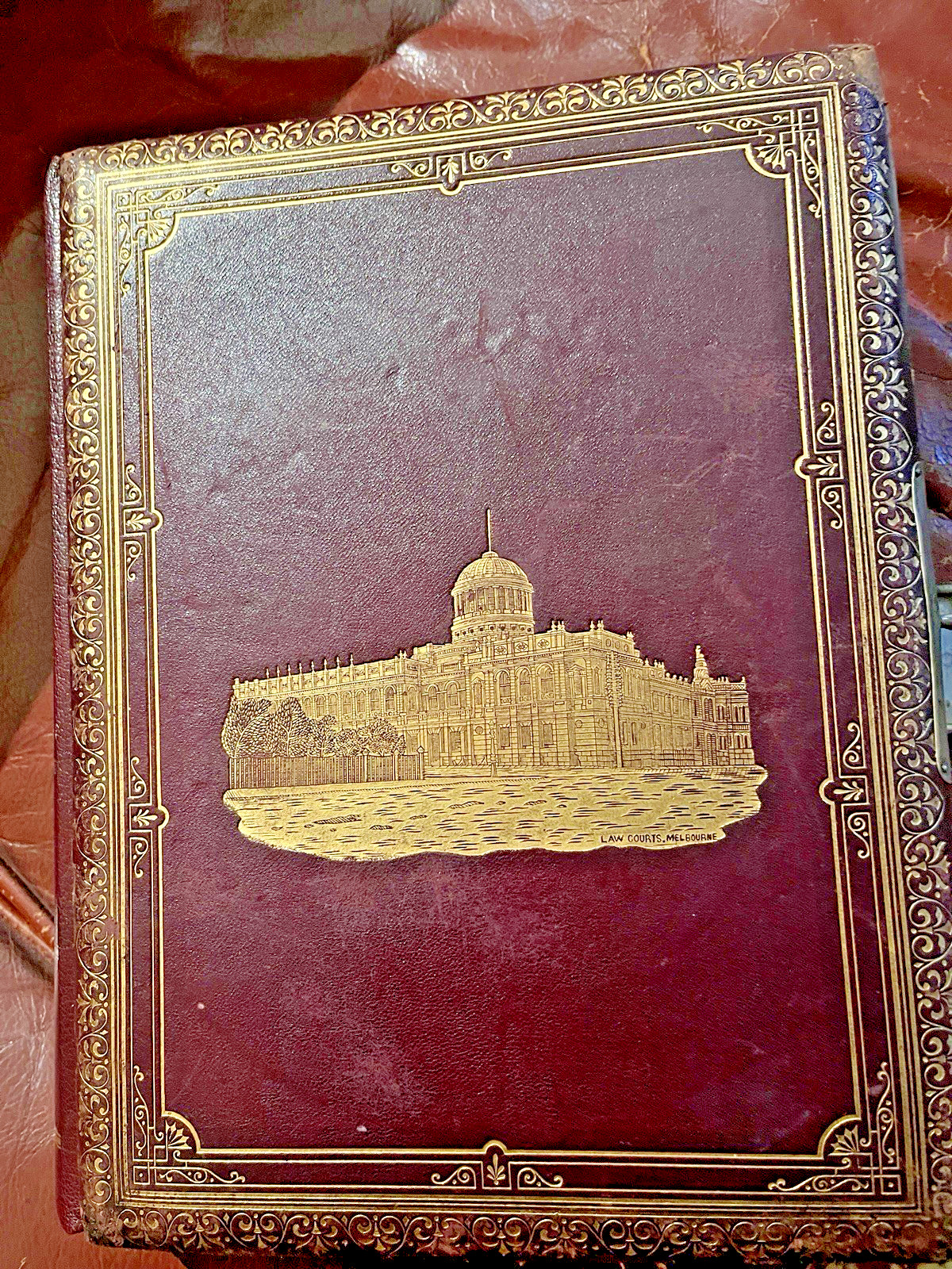 RARE AUSTRALIAN MELB LAW COURTS EDWARDIAN PHOTOGRAGH ALBUM C1895-1910 87 APPROX RARE AUSTRALIAN MELB LAW COURTS EDWARDIAN PHOTOGRAGH ALBUM C1895-1910 87 APPROX