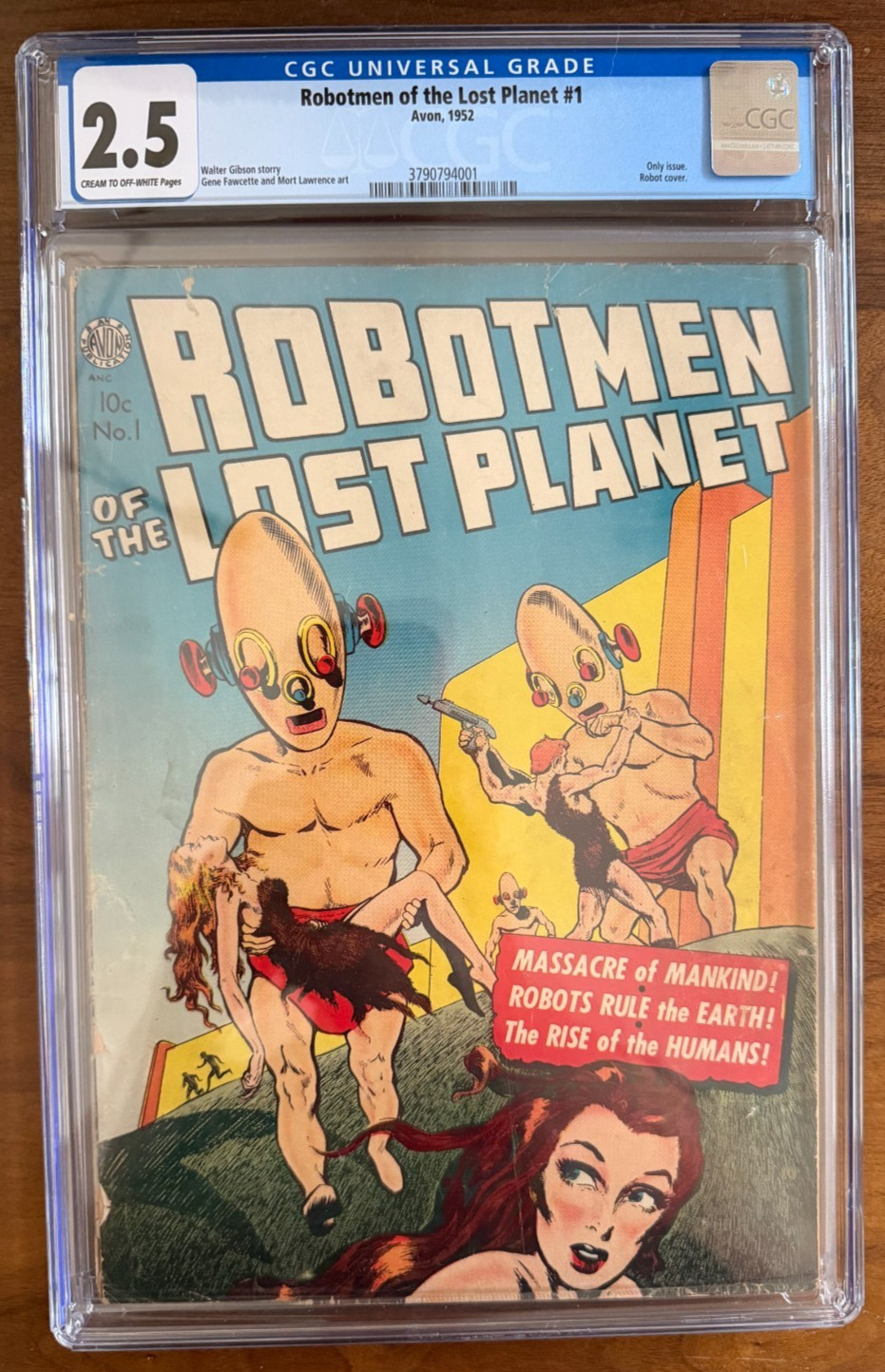 Robotmen of the Lost Planet #1 - CGC 2.5 (Avon, 1952) - First and Only Issue
