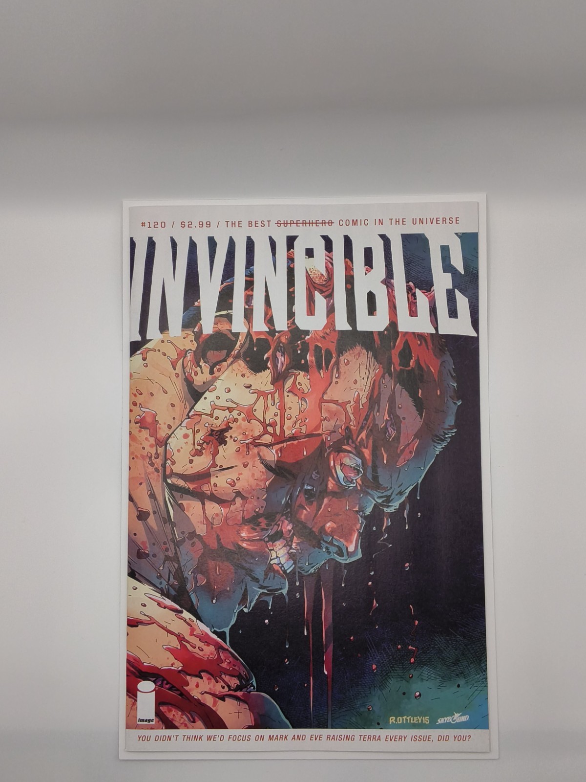 Invincible #120 (Image 2015) Ottley Cover Death of Battle Beast KEY Invincible #120 (Image 2015) Ottley Cover Death of Battle Beast KEY