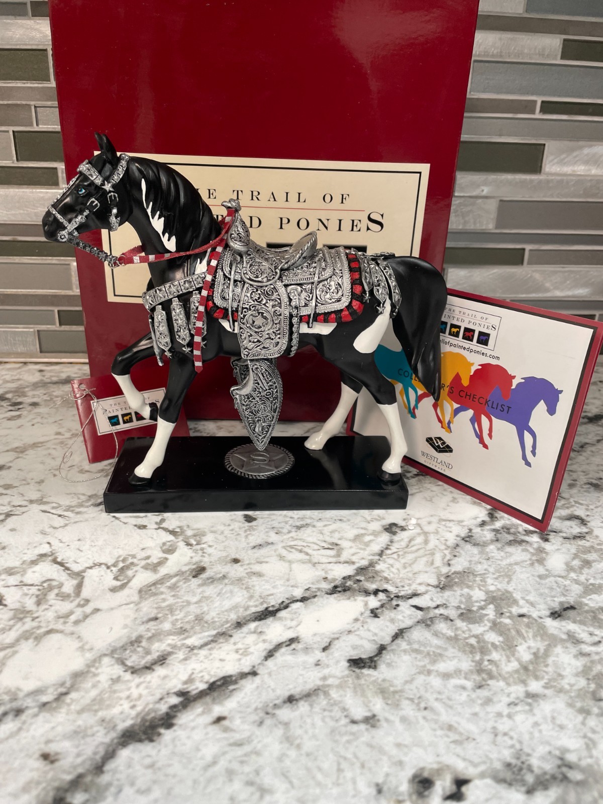 Trail of Painted Ponies  SILVERADO  Vintage 1E/0118  SIGNED Autographed VINTAGE