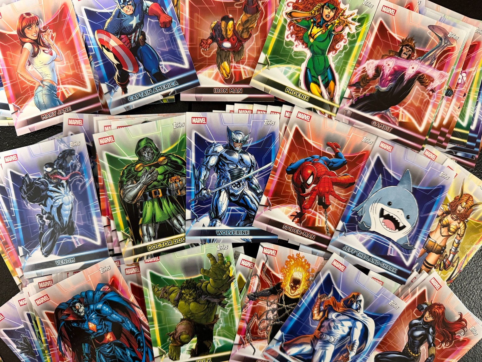 2026 Topps Neon Marvel Base 1-200 Pick Your Card PYC Spider-Man Doom Wolverine