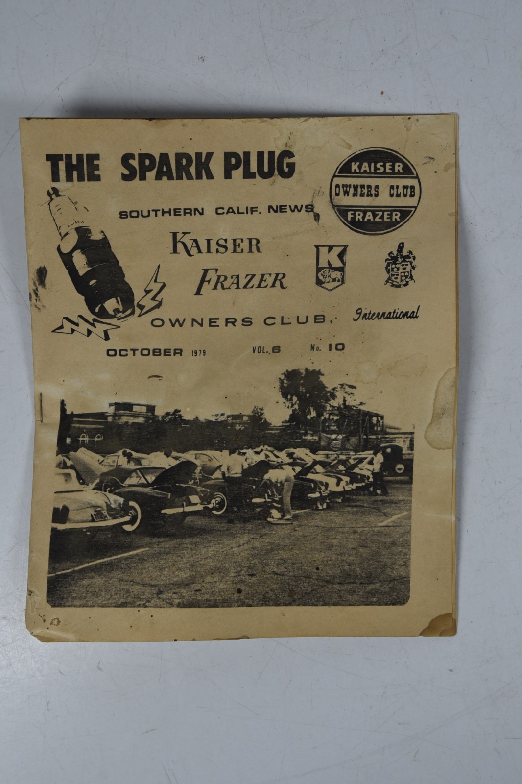 Vintage The Spark Plug Kaiser Frazer Owners Club International Publication 1979
