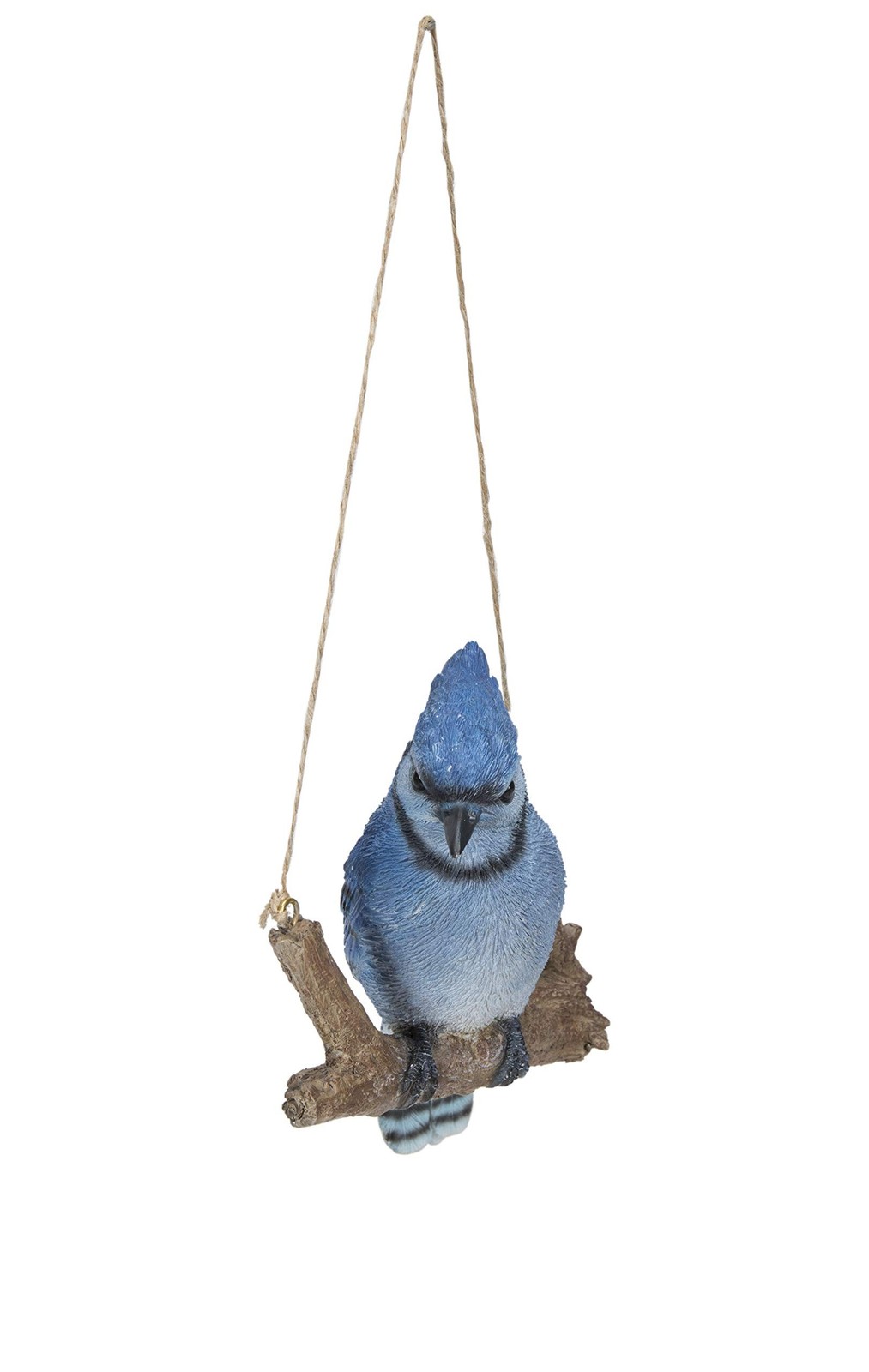 HI-LINE Gift Hanging Blue Jay ON A Branch