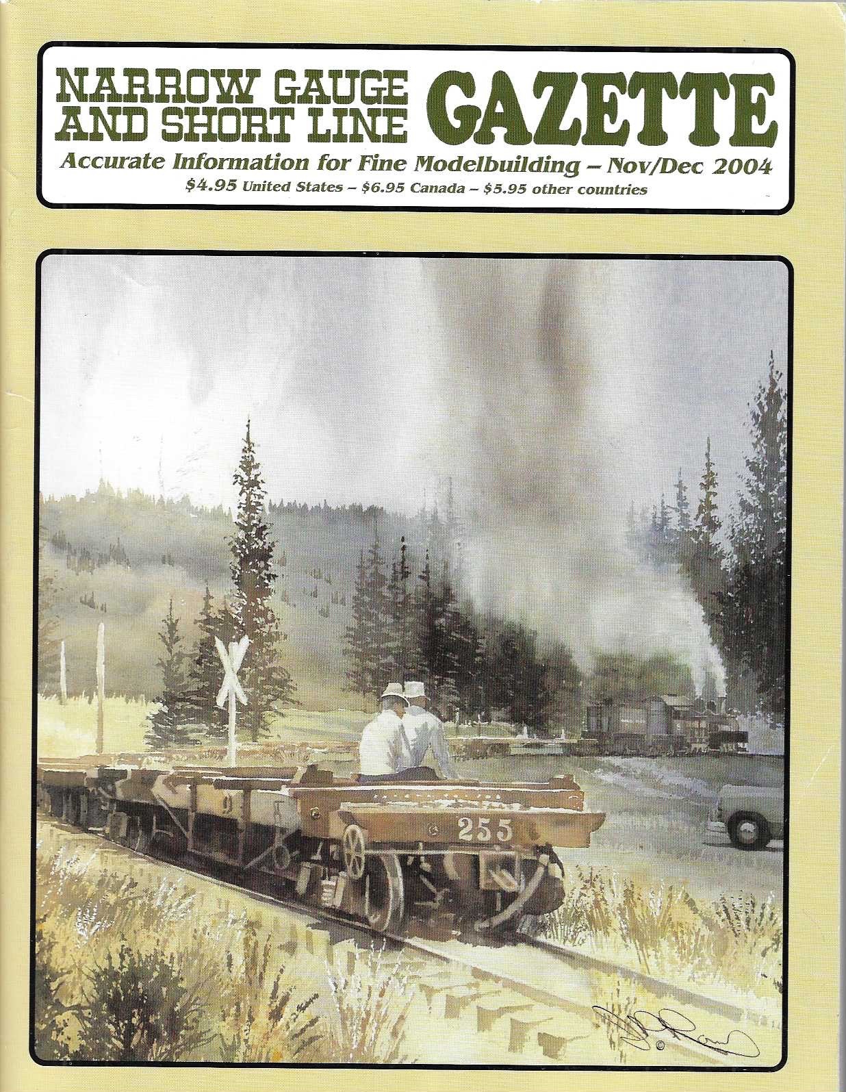 Narrow Gauge Gazette Nov 2004 Bodie Railway Lumber Gilpin Sierra Tuolumne Shed
